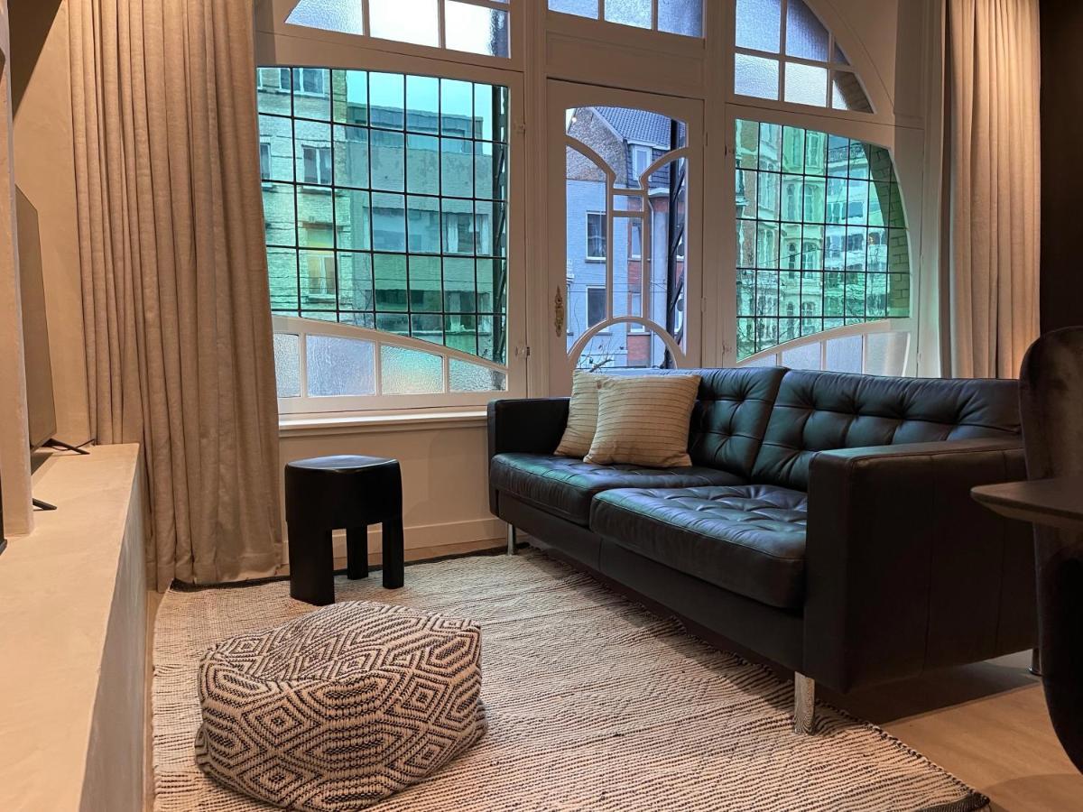 3 Bedroom Art-Nouveau Apartment With Free Parking Ghent Exterior photo